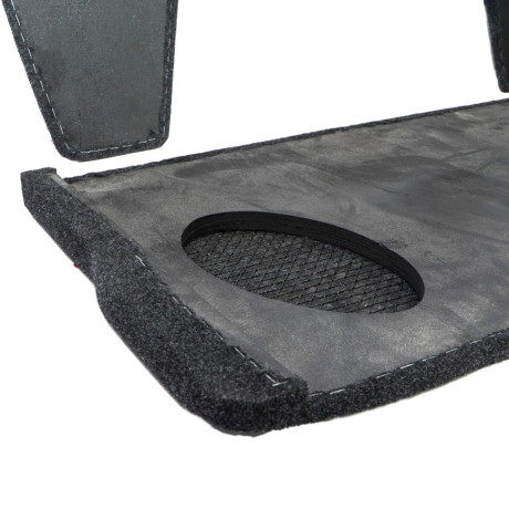 Полка B@3 2121, 21213, 21214 (до 2016 г)(с опорами, без боковин, отв. под динамики 6х9 дюймов) купить недорого с доставкой в Мирный